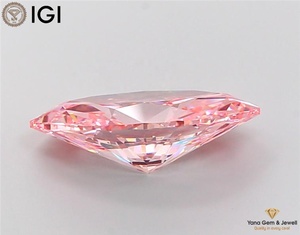 เพชรทรงมาร์คีส์ 5.01 กะรัต พร้อมใบรับรอง IGI เพชร CVD ที่เพาะเลี้ยงในห้องปฏิบัติการ ความสะอาดระดับ VVS2 สีชมพูสดใส เหมาะสำหรับแหวนแต่งงาน เป็นของขวัญ - Product Image 6