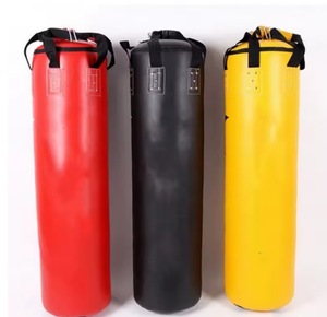 Durable Leather Boxing Punching <b>Bag</b> for Men, Heavy KickBoxing Sandbag for GYM, MMA Thai,Taekwonda <b>Training</b>, Sanda Fitness,120cm - Product Image 4