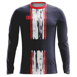 Camiseta de Fútbol Personalizada para Adultos Unisex, Impresión Digital Personalizada, Cuello Redondo, 100% Poliéster, Ropa Deportiva Profesional, Kits de Fútbol OEM - Product Image 1