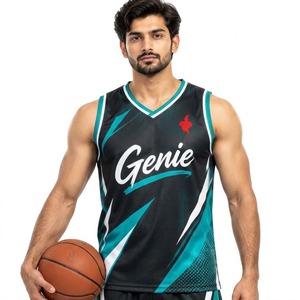 Conjunto de Uniforme Deportivo de Baloncesto, Camiseta y Pantalones Cortos, Ligero, Transpirable, Ropa Deportiva para Equipos, Entrenamiento, Competencia, Práctica - Product Image 6