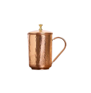 Jarra de Agua de Gran Capacidad con Asa Metálica y Diseño Grabado, Jarra de Agua para Café y Vino, Jarra de Agua Fría de Metal de Cobre para Restaurante - Product Image 4
