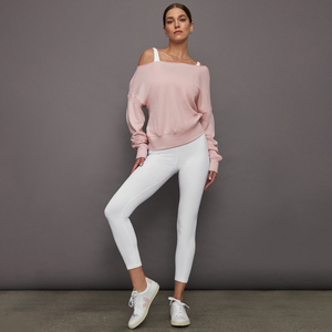 Sudadera de Felpa Oversize de Manga Larga con Logo Personalizado y Diseño de Hombros Caídos para Mujer, Nueva Moda 2026, Primavera - Product Image 5