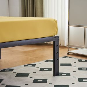 Semplice Basic ferro telaio 14 \ "letto altezza letto ferro nero - Product Image 4