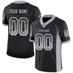 เสื้อฟุตบอลอเมริกันพรีเมียม โพลีเอสเตอร์ 100% แขนสั้น ระบายเหงื่อ ต้านเชื้อแบคทีเรีย สกรีนชื่อทีมได้ สำหรับฤดูร้อน - Product Image 1