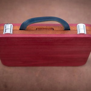 Customized Size Color High-Quality PU Leather Foldable <b>Backgammon</b> Box Personalized Game <b>Set</b> Case Custom Logo Unisex - Product Image 5