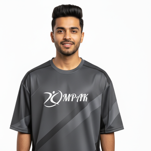 Camiseta de Hombre, Corte Regular, Sublimada, Poliéster/Algodón, Transpirable, de Secado Rápido, Estilo Casual, Urbana, Moderna, para Uso Diario - Product Image 1