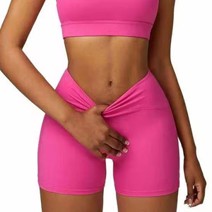 Trendy High Waist Biker <b>Shorts</b> For Women Stretch Fabric Fitness <b>Shorts</b> Ideal For Gym Workout Running Yoga - Product Image 3