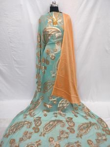 Conjunto de Dirac Somalí de Diseño de Alta Calidad, Ropa Tradicional para Ocasiones Formales, Diseño Floral Bordado, Spandex, Verano - Product Image 5