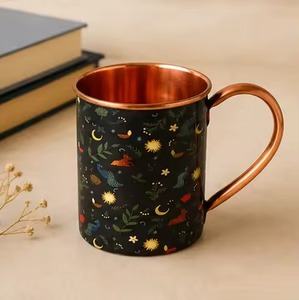 Nuevas tazas de cobre de diseño colorido para agua y cerveza, para uso doméstico, fiestas, bodas y regalos de cumpleaños. - Product Image 3