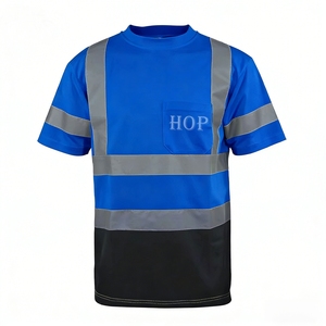 Chemise de travail pour femmes et hommes, imprimée sur mesure, boutonnée, réfléchissante, haute visibilité, manches courtes, avec logo personnalisé - Product Image 1