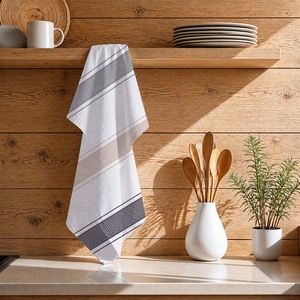 Modern design Yarn Dyed kitchen towel With Waffle Pattern for kitchen use Azo Free Super Absorbent Kitchen Towel for Bulk Supply - Product Image 1
