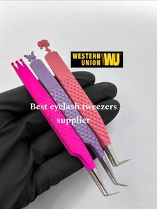 แหนบปลายขนตาพร้อมที่จับทำจากสแตนเลสสตีล - Product Image 4