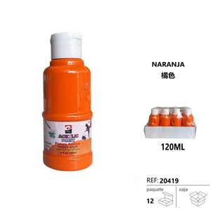 Pinturas Acrílicas Naranja de Primera Calidad, Producto Superior en su Categoría - Product Image 1