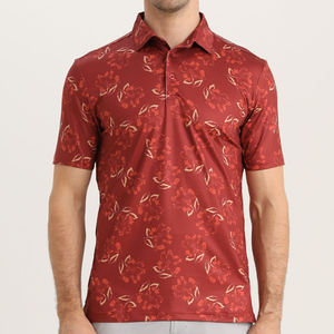 Camiseta Polo Personalizada de Alta Calidad para Hombre, Diseño por Sublimación, OEM al por Mayor, Camisetas Polo Elásticas y Transpirables para Hombre - Product Image 6