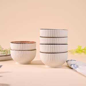 Ensemble de 6 bols en porcelaine bohème Monsoon Dreamscape, design minimaliste écologique, pour servir les pâtes, MOQ 5 pièces - Product Image 3
