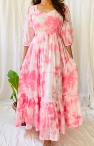 Women's Girls' Printed Pure Cotton Maxi Dress Indian Block Print Casual Summer Evening Party Trendy Wholesale Long Midi Bulk - Product Image 2