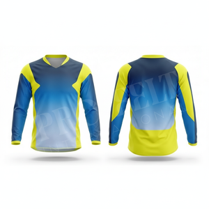 Maillot de motocross personnalisé imprimé numériquement, manches longues, respirant, séchage rapide, maillot de cyclisme, maillot de course tout-terrain, maillot de moto tout-terrain pour hommes - Product Image 6