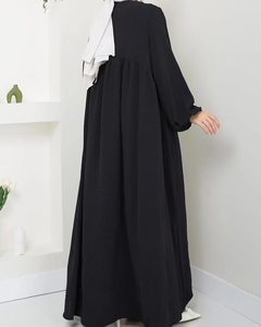 ชุดมุสลิมหลวมๆ สำหรับรอมฎอนปี 2026 ชุดอาบายะสำหรับผู้หญิง อีดมูบารัค คิมา จิลบาบ เคบาย่า คาฟตัน โรบ ฮิญาบ ชุดกิโมโน เสื้อผ้าอิสลาม - Product Image 5