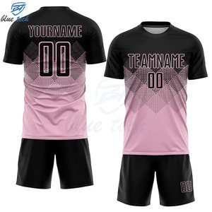 Custom Breathable Soccer Jerseys & Shorts Set Sublimated 100% Polyester OEM Team Football Uniforms - Product Image 6