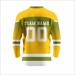 Uniforme de Hockey sobre Hielo Personalizado Más Vendido al por Mayor, Fabricante OEM ODM de Equipos Profesionales de Hockey, 100% Poliéster Transpirable - Product Image 3