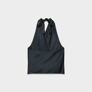 Blusa Casual para Mujer con Cuello Halter, Sin Mangas, Escote Bajo, Corte Holgado, Logotipo Frontal, Blusa y Camisas de Verano y Otoño para Mujer - Product Image 2