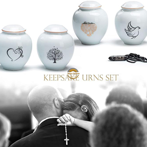 Decorative Metal Keepsake Cremation Urn Wholesale Brass Funeral Urn Supplier Premium Cremation Urn Made of Aluminum Alloy Person - Product Image 3
