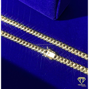 Chaîne cubaine en argent sterling 925 de qualité supérieure, finition polie, bijoux de luxe tendance pour hommes et femmes, collection de vente au détail - Product Image 6