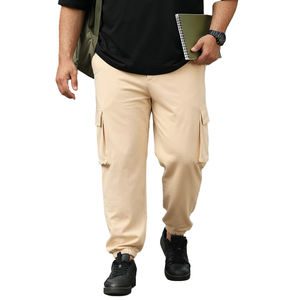 กางเกงวอร์มโอเวอร์ไซส์ผ้าฝ้ายปักโลโก้แบบกำหนดเองสำหรับผู้ชาย กางเกงจ็อกเกอร์ทรงหลวม สตรีทแวร์ไซส์ใหญ่ กางเกงขายาวขอบยางยืด ยูนิเซ็กซ์ - Product Image 1