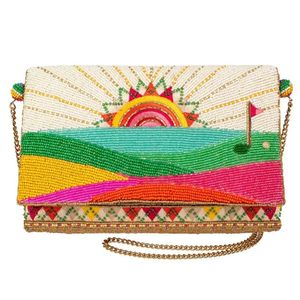 Bolsos de mujer con bordado intrincado de cuentas de escamas de sirena, estilo marroquí único, con punta - Product Image 5