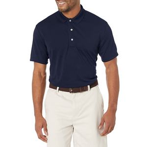 T-shirts à manches courtes pour hommes de haute qualité OEM Polos décontractés respirants avec impression de logo personnalisé Motif solide - Product Image 3