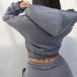 High Performance Interlock Fabric <b>Racer</b> <b>Back</b> <b>Vest</b> and Stretchable Gym Workout Clothing Women Summer Set - Product Image 6