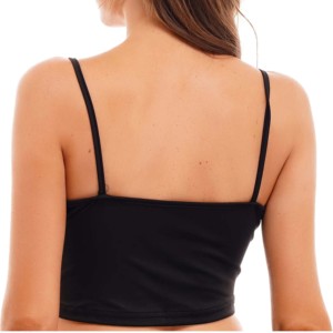 Top Deportivo Corto para Mujer al por Mayor, OEM, de Algodón Ligero, sin Espalda, Transpirable, Ecológico, con Logotipo Personalizado, de Alta Calidad - Product Image 4