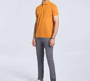 Polos personnalisés pour hommes T-shirts en pur coton Logo imprimé Chemises de golf polo de haute qualité de grande taille - Product Image 3