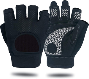 Premium Weightlifting Gloves <b>Half</b> Finger Gym Workout Gloves Non <b>Slip</b> Palm Padding Breathable Mesh Fitness Gloves Wholesale Bulk - Product Image 3
