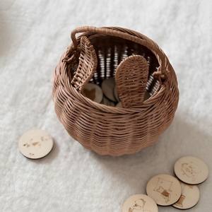 Paniers de poulet de Pâques en rotin en gros faits à la main beaux produits pour la décoration de festival de vacances - Product Image 6