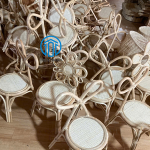 Cama de Muñecas de Ratán con Dosel, Diseño de Corazón, Cama Tejida Encantadora, Muebles Boho para Cuarto de Niños, Muebles Elegantes Hechos a Mano para Dormitorio, OEM ODM - Product Image 6