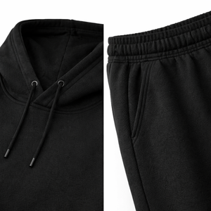 Sweat-shirt à capuche pour homme, 100% coton, logo personnalisé, manches longues, coupe classique, respirant, léger, décontracté, hiver - Product Image 4