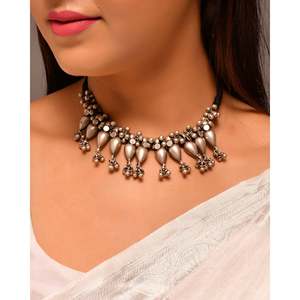 Collar de Plata de Moda Banjara de Meera Jaipur - Product Image 1