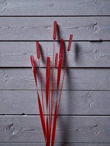 Piquet de jardin décoratif en métal violet motif marguerite, ornement floral vibrant pour pelouse extérieure - Product Image 5