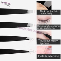 Pince à épiler à sourcils en acier inoxydable de haute qualité pour femmes pince à Extension de cils tondeuse à cheveux maquillage outil de beauté 1 pièces