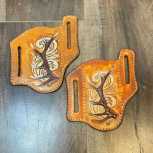 Vente chaude en gros 2025 RTS gaine de couteau en cuir usiné à la main pour ceintures couvertures de couteau en cuir véritable de luxe de qualité supérieure - Product Image 4