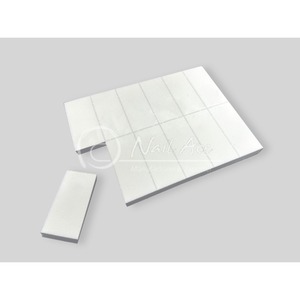ตะไบเล็บเกาหลีแบบแผ่น 80/100 กริต 12 ชิ้น รับผลิตตามแบบ OEM พร้อมโลโก้ สำหรับร้านทำเล็บ ขายส่ง - Product Image 1
