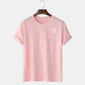 T-shirt à manches courtes pour homme, 100% coton, uni, décontracté, imprimé sur mesure, respirant, séchage rapide, léger et durable - Product Image 1