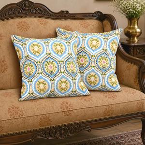 Housses de coussin en coton imprimées à la main en gros, taille personnalisée, fabricant OEM ODM - Product Image 2