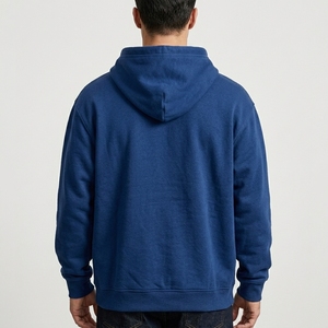 Sudadera con capucha de algodón y felpa extragrande personalizada OEM con diseño de logotipo frontal, ajuste holgado y estampado digital. - Product Image 3