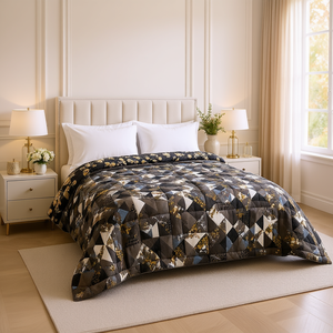 Luxury Polyester Super King <b>Quilt</b> Set-Soft Warm Winter Comforter 220x240 CM by FLANO - Product Image 2