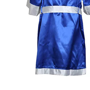 Bata de boxeo de satén para entrada de combate, con logotipo personalizado, OEM, proveedor mayorista, fabricante - Product Image 5