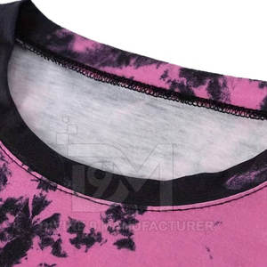 Camisetas de Hombre de Algodón con Hombros Caídos, Sublimadas, Tie Dye, con Logotipo Personalizado, Holgadas, Casuales, Anti-Pilling, Unisex - Product Image 3