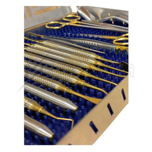 MEDZORA SURGICAL Kit de Instrumentos para Microcirugía Oral Dental, 15 Piezas, Manual, Estuche de Acero Inoxidable, Certificado CE Clase I - Product Image 4