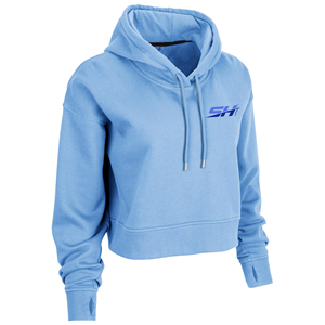 Sudadera con Capucha Corta Premium para Mujer, Tejido Suave, Estilo Casual Urbano, Hombros Caídos, Transpirable, Ecológica, Tejida - Product Image 6